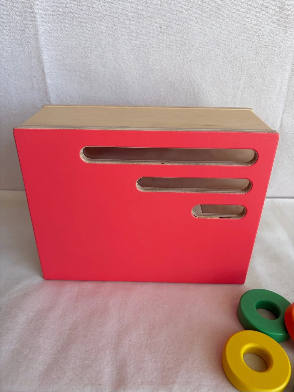 Lovevery Count and Slide Ring Chute Wooden Montessori baby toddler Toy